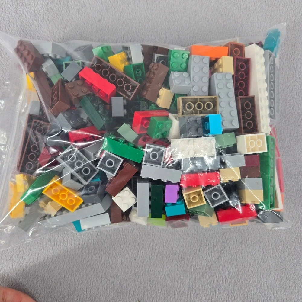 LEGO 1lb 13oz Bulk Loose Bricks Plates Kids Creative Building Toy Lot
